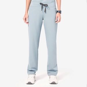 FIGS Livingston scrubs in Dusty Blue, S reg